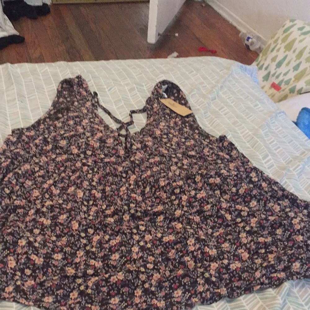 American eagles floral blouse